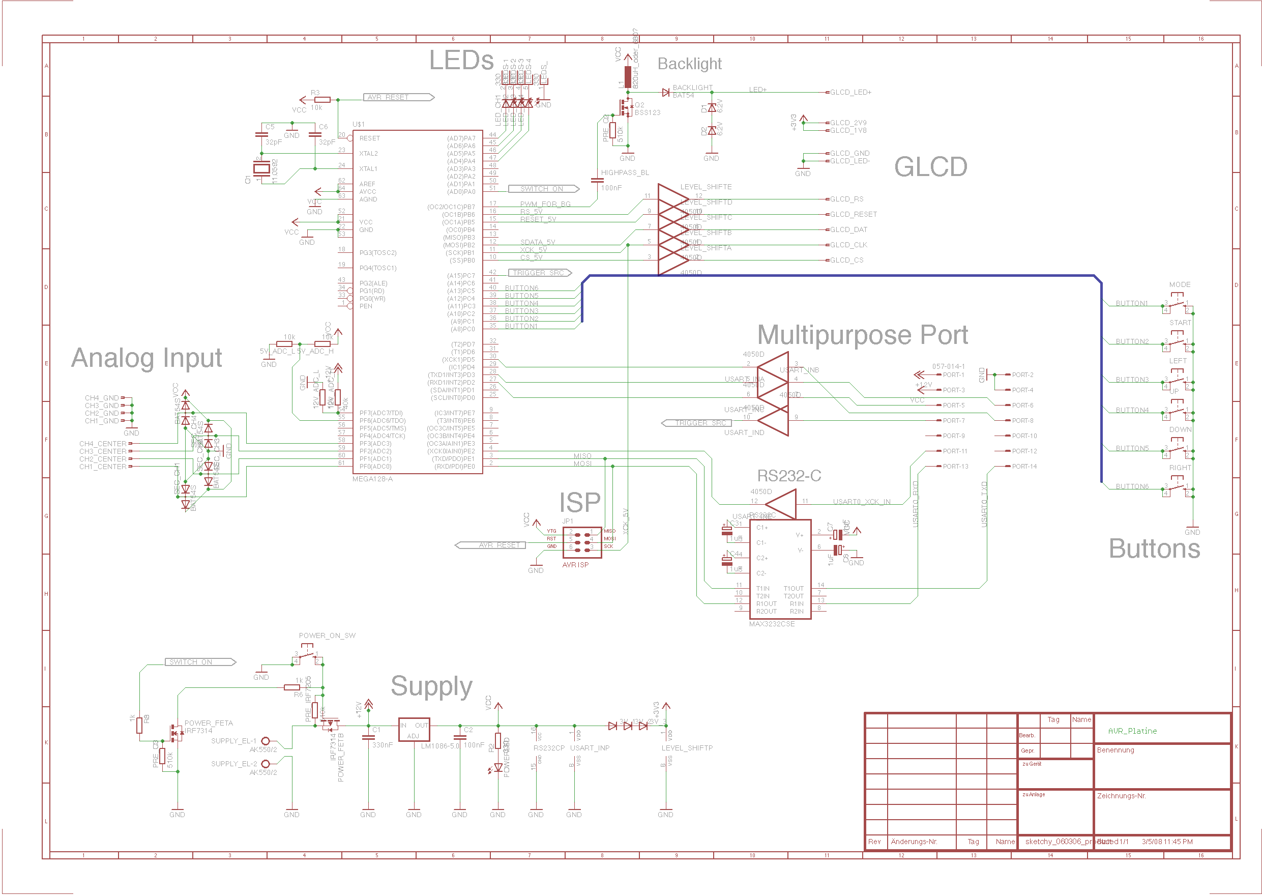 Prototype schematic